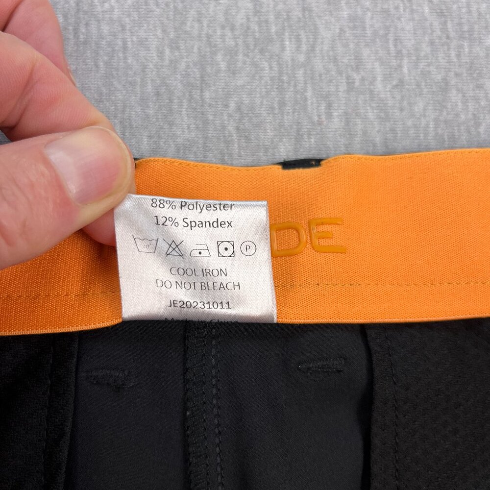 Macade 4-Way Stretch Jogger Womens 40 (L) Regular Slim-Fit Black Ankle Zip Golf - Picture 12 of 16